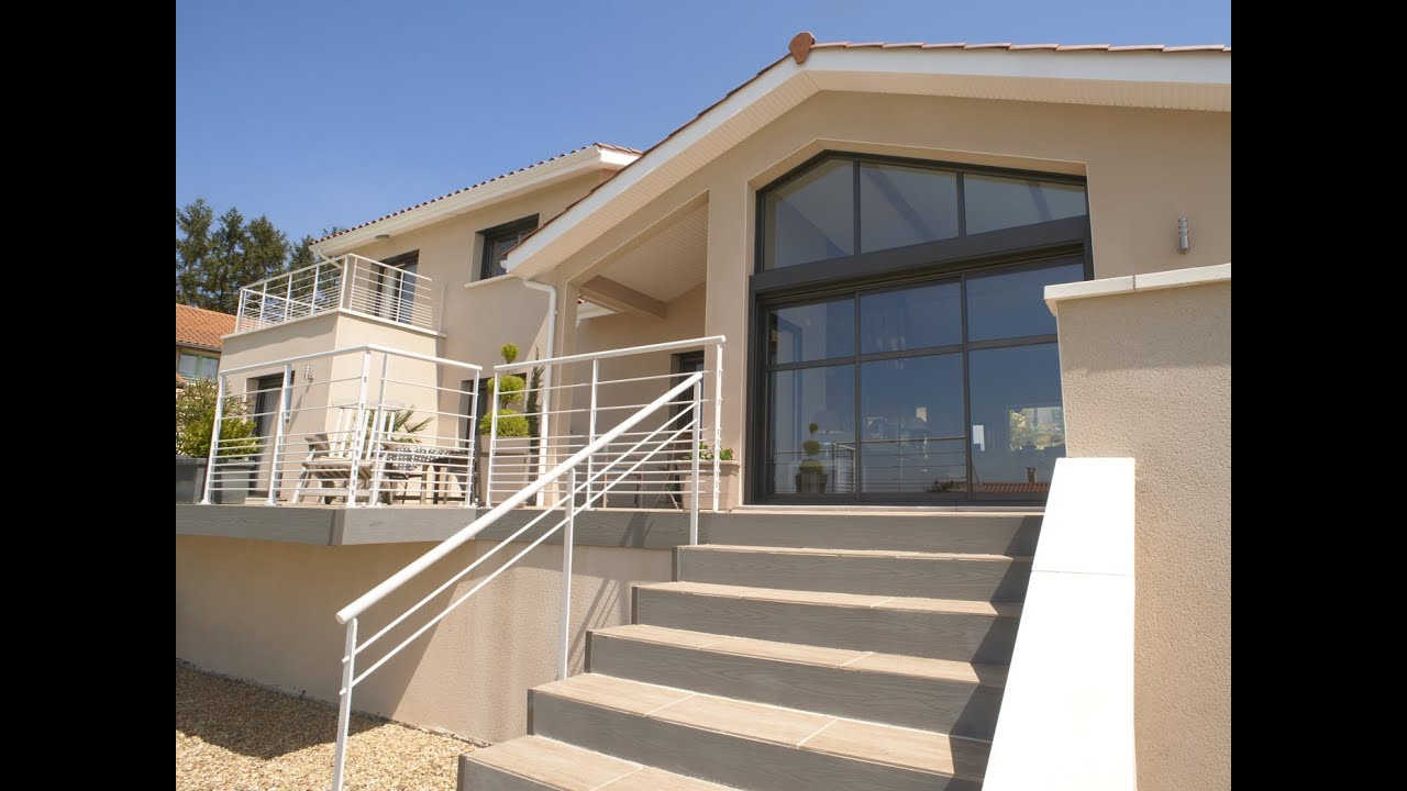 La maison contemporaine avec atelier mca, constructeur de maisons ...