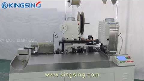 Fully Automatic Terminal Crimping & Heat Shrink Tube Inserting Machine