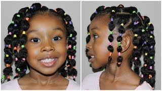 Pinterest Inspired Bubble Ponytail's | Kids Natural Hairstyles screenshot 5