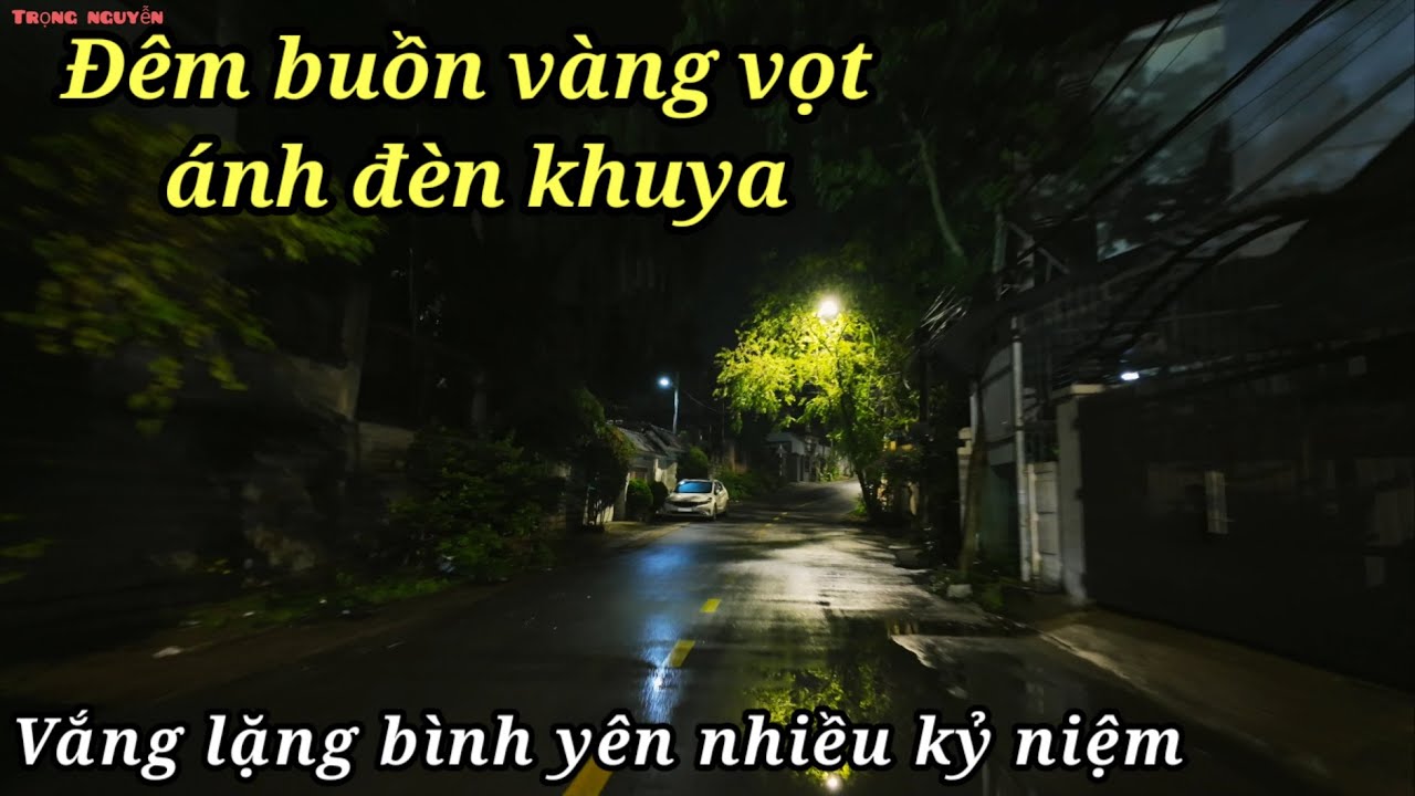 Đà Lạt phố vắng đêm buồn vàng vọt ánh đèn khuya, bình yên nhiều kỷ niệm
