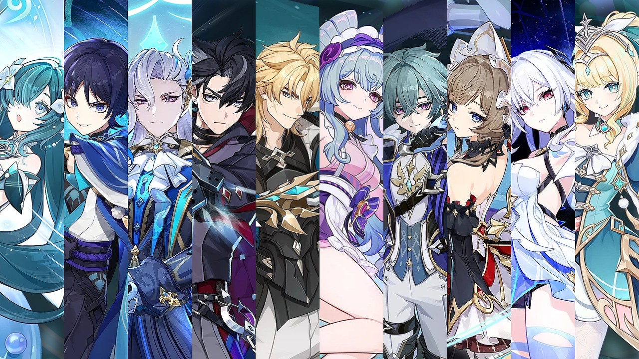 9 Vodyanitsa Teams Hydro Cryo Anemo