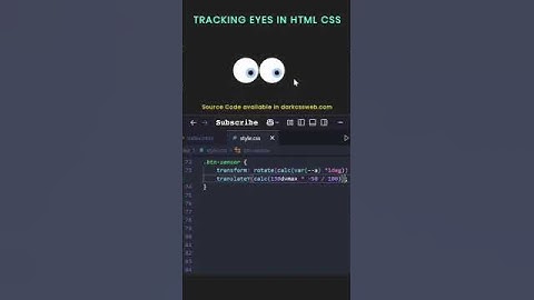 Scary Eyes 😰 using html and css| #eyes #scary #animation #html #css #programming #coding #webdesign