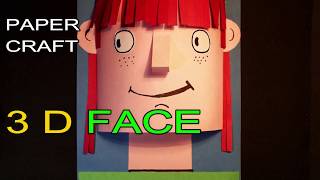 Full Paper Craft || 3D Face Poster News