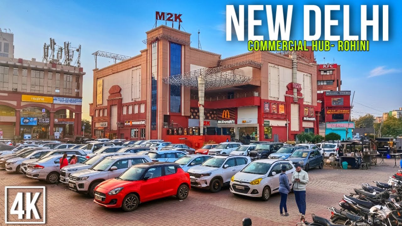 M2K Rohini: Delhi's Best Food & Mobile Market? Rohini Sector 7 - M2K Market Walking Tour NEW DELHI