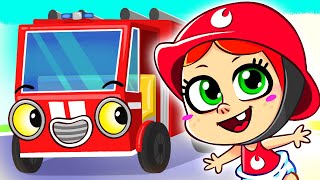 Fire Truck Rescue Team🔥🚒 || Safety Rules || Cartoon for Kids