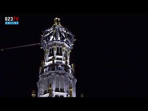 Video: Feestelijke Verlichting In Een Grote Stad