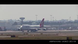 Qantas (Go Wallabies) 747-438/ER [VH-OEI] - Departure from Sydney