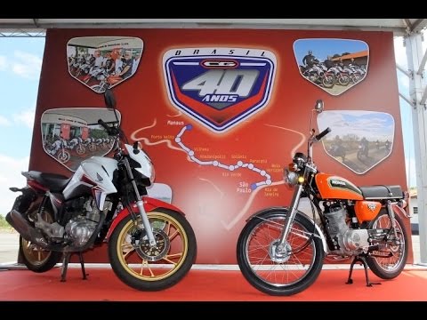 Honda CG - City Ground, faz 40 anos - YouTube TMotoMagazine