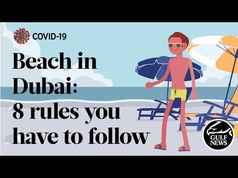 Beach in Dubai: 8 coronavirus protection rules you have to follow