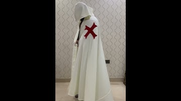 Medieval Templar Knight Cape Halloween Costume Templar Crusader Night Cape Perfect#shorts
