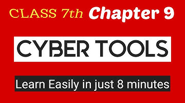 Class 7th Chapter 9 Cyber tools