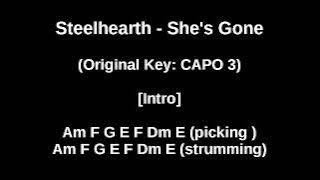 Steelheart- she's gone chords and lyrics...