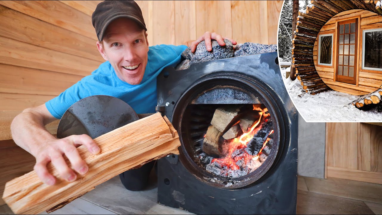 First firing of DIY outdoor wood furnace (wood burning stoves