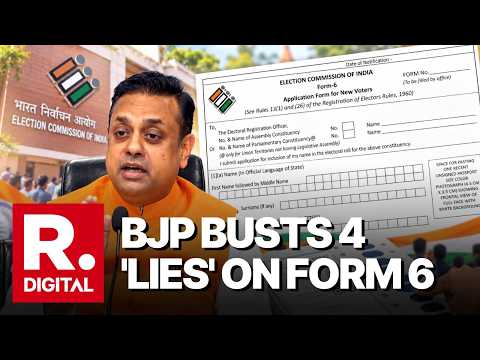 BJP Shreds Rahul Gandhi's 4 Big Lies On Form 6; Congress Narrative Destroyed on CEC Row