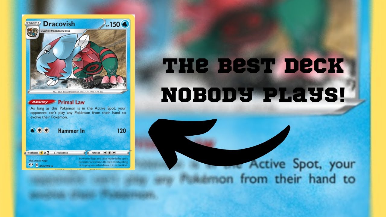 The Best Deck That Nobody Plays! Dracovish PTCGO Deck Profile & Battles | SSH-SIT The Best Deck That Nobody Plays! Dracovish PTCGO Deck Profile & Battles | SSH-SIT