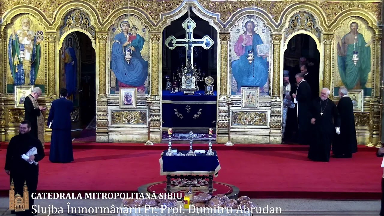 Slujba Înmormânării Pr. Prof. Dumitru Abrudan