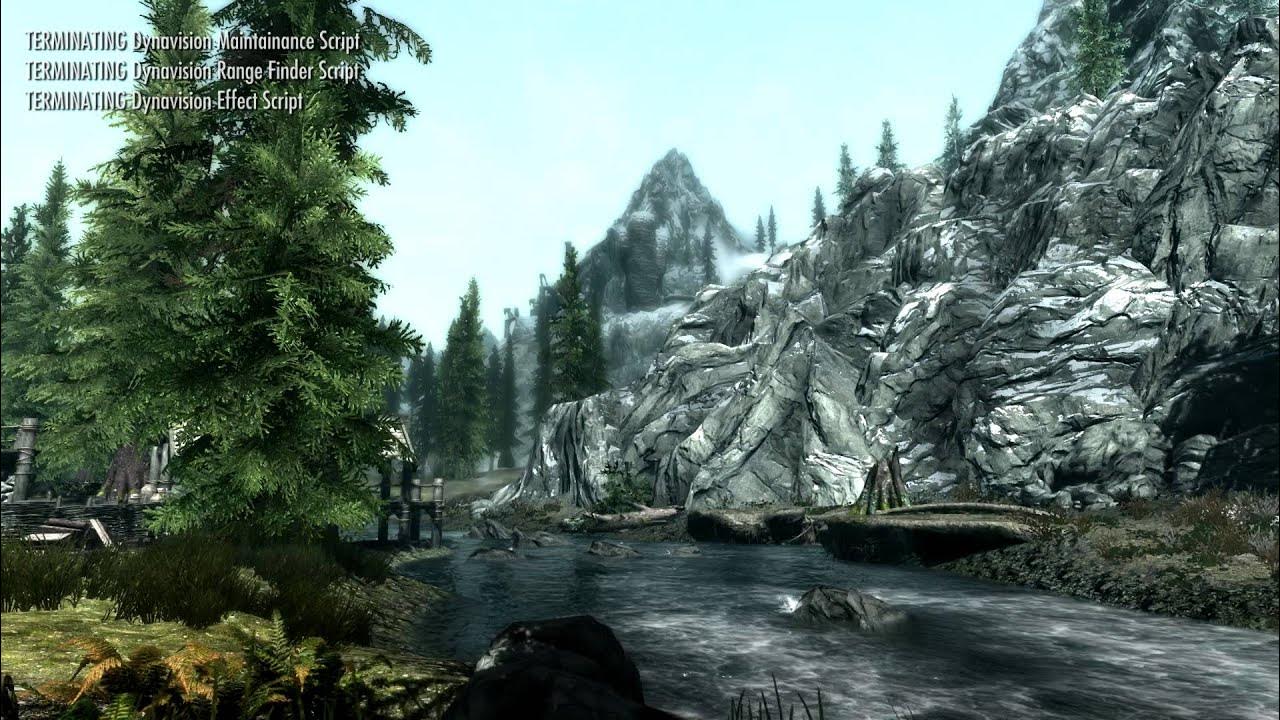 Skyrim options. Скайрим с улучшенной графикой. скайрим универсал эдишн. skyrim depth of field. depth of field в играх.