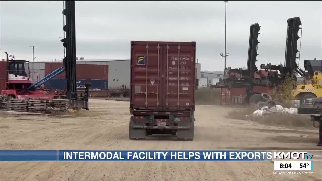 How the Minot Intermodal Facility Ships North Dakota Products Around the Globe