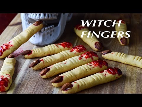 Video: Хэллоуин печеньеси "Witch's Fingers"