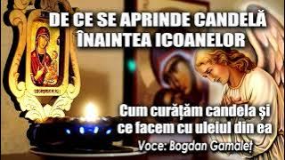 Why is the candle lit before the icons * How to clean the candle and what to do with the oil in it