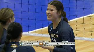 #4 Marquette vs #1 Texas (Regional Semifinal) | Women Volleyball Dec 8,2022