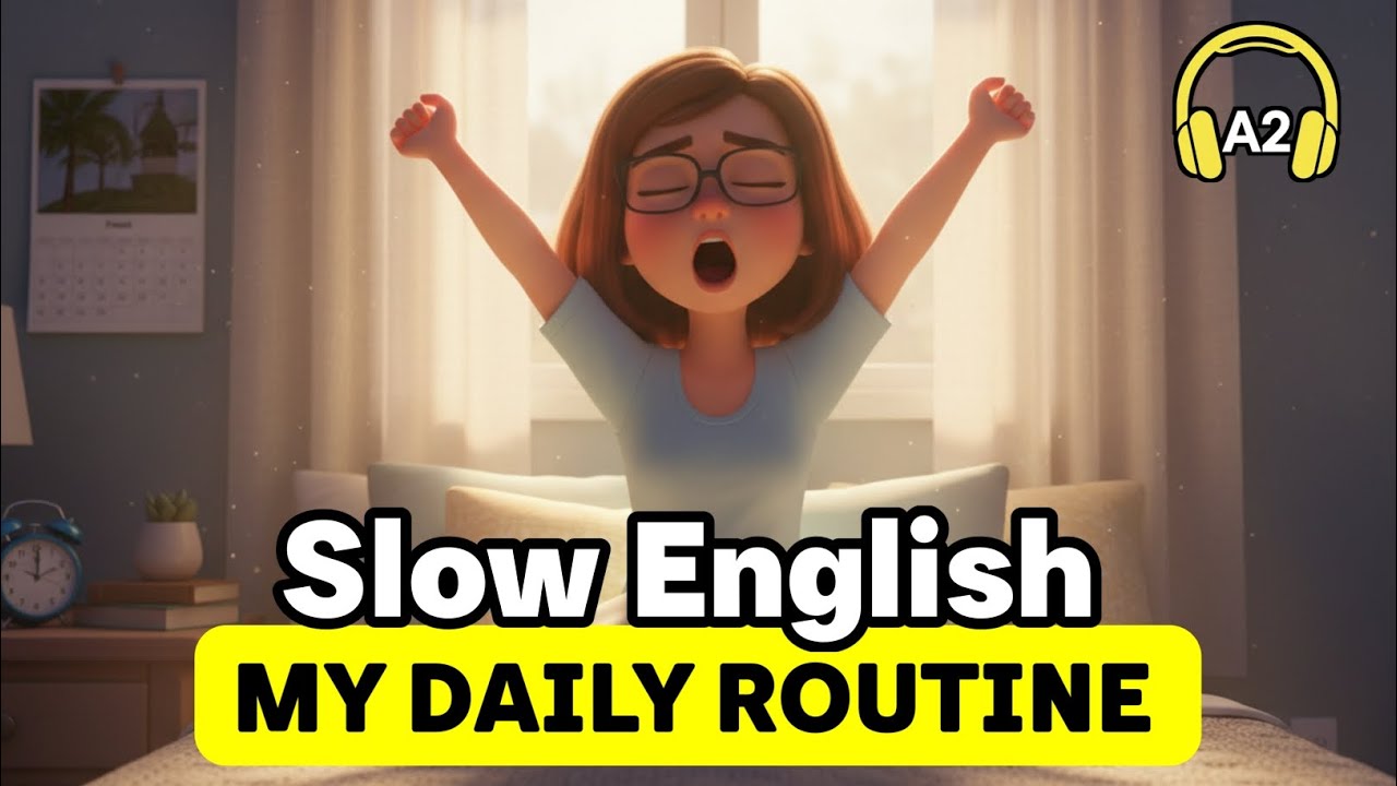 My Daily Routine | Slow English Listening Practice for Beginners (A1–A2)
