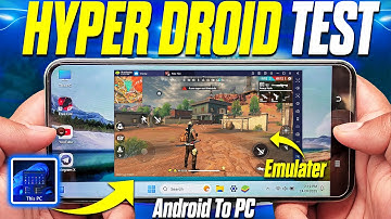 Android Device to PC Using Hyper Droid App - Free Fire PC Logo?
