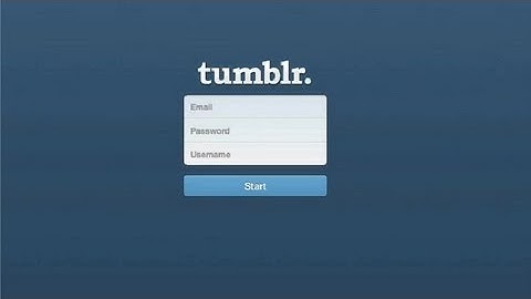How to Begin Your Tumblr : Social Media Tips