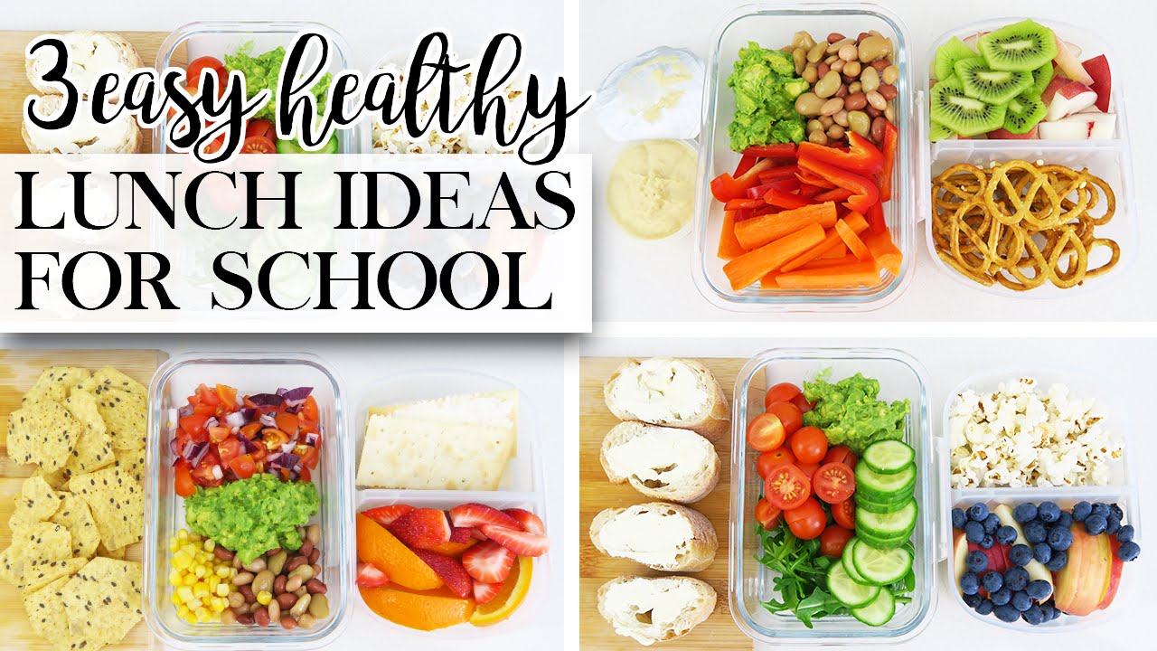 3 Easy Healthy Lunch Ideas For Back To School 3 Easy Healthy Lunch Ideas For Back To School