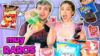 PROBAMOS LOS SNACKS MÁS RAROS DE 7 PAÍSES DIFERENTES!