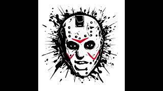 Galaxy ai talking photo jason with splatters talking video re horror characters