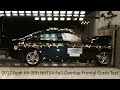 2017-2023 Audi A4 Sedan (B9) NHTSA Full-Overlap Frontal Crash Test