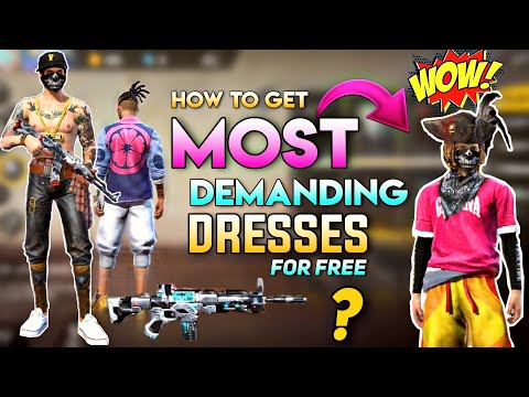 Most Demanding Costume Dresses For Free In Free Fire How To Get It All For Free Free Skin