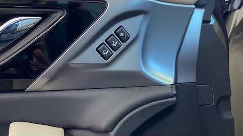 How to set up memory seats on a Subaru(Pre Driver Recognition