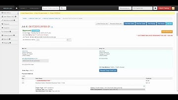 View Job Page | General Job Info-Video 1 | Web2Print Workflow