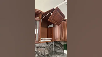 обзор кухня Прага цвет орех