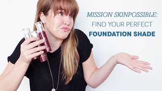 How To: Find Your Foundation Shade