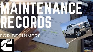 How-To Keep Records for Car/Truck Maintenance!
