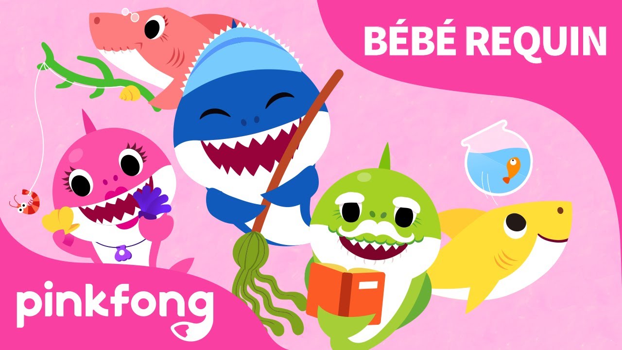 La Famille Requin | Chanter avec Bébé Requin | Pinkfong, Bébé Requin ! Chansons pour Enfants