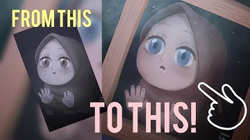 Use Grayscale drawing techniques in PROCREATE app - Time lapse