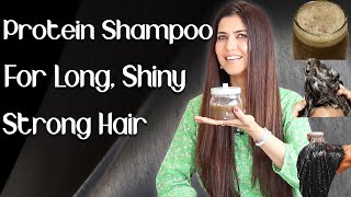 Homemade Protein Shampoo for Long Thick Shiny Hair / Chemical Free Natural Shampoo - Ghazal Siddique