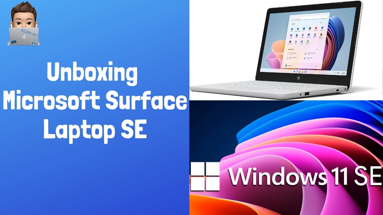 Unboxing Microsoft Surface Laptop SE YouTube