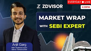 Live with Arjit: SmallCap Nifty, MidCap Nifty , FIIs Buying, Crude Rising - Full Market Breakdown