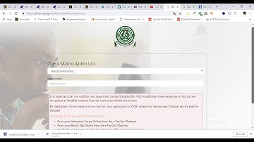 How to Check Your Name in Jamb Matriculation List