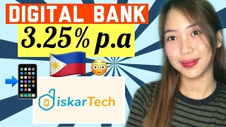 DISKARTECH SIGN UP TUTORIAL AND REVIEW 2021 (3.25% interest digital bank)