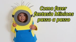 Como fazer fantasia Minions passo a passo