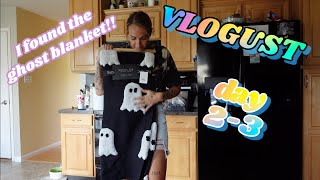 VLOGUST DAY 2 & 3-EMPTIES & I FOUND THE GHOST BLANKET!!