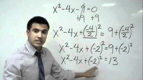 Factoring - Completing the Square (Tutor Zone)