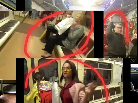 "Съёмка в метро и недовольные пассажиры".