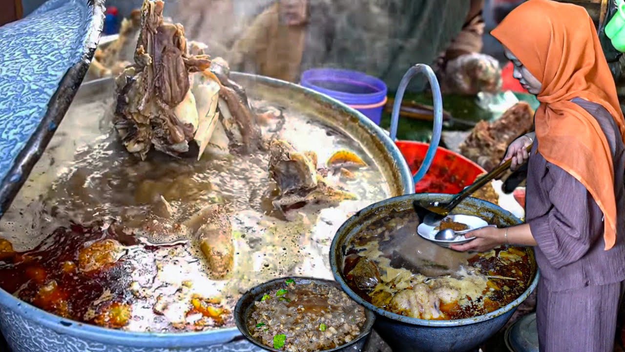 SURGANYA KULINER KAMBING!!CUMA 15.000 SUDAH DAPAT NASI, SATE GULE KAMBING & ES TEH NYA 